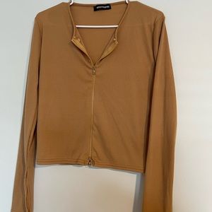 Missy Empire Nude Zipup